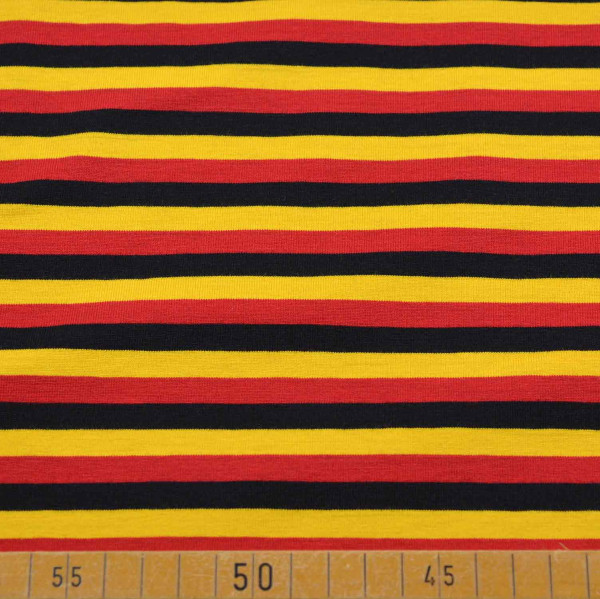 Streifen (schwarz,rot,gold) - B225